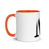 The 'M' Wing Monarch Mug With Orange Color Inside
